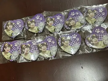 닌타마 란타로 닌타마 난자타운 하트 캔뱃지 오하마 칸에몬 10점