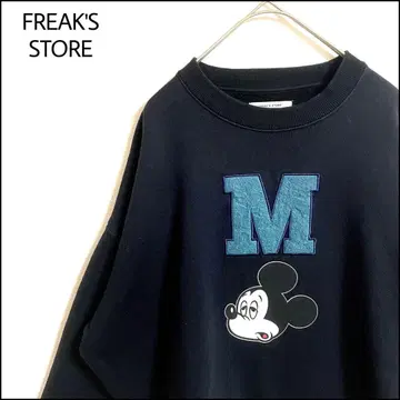 FREAK'S STORE 맨투맨 디즈니 블랙 미키 오버 사이즈