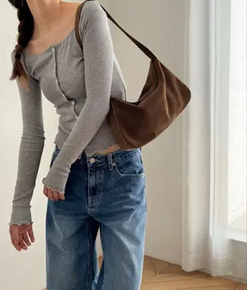 [새상품급] CANAL JEAN diggity 스웨이드 핸드백