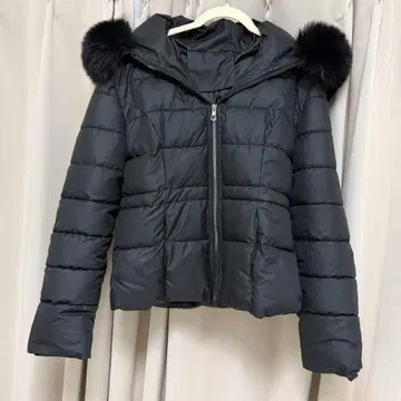 [ 1회만 착용 ] 헤이세이 갸루 y2k 그런지 퍼 달린 다운 자켓 한국