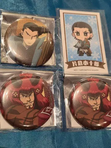 전국BASARA 프린세스 카페 카드 캔뱃지 코쥬로 신겐