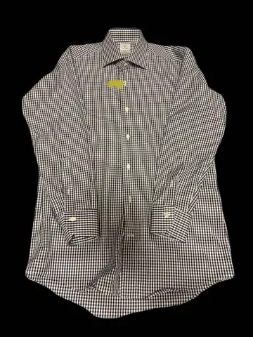 CHOYA 체크 무늬 긴팔 셔츠 클리닝 완료