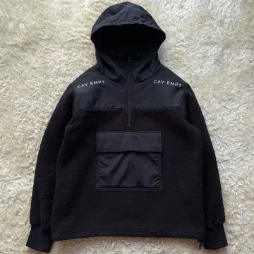 C.E CAVEMPT 플리스 나일론 아노락 후드티 풀오버