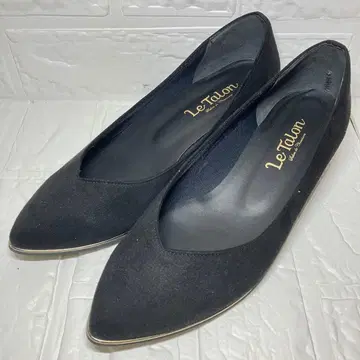 [컨디션 최상] Le Talon 23cm 스틸레토 웨지솔 블랙