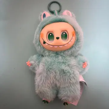 러브브 민트 그린 몬스터풍 봉제 인형 약 10cm