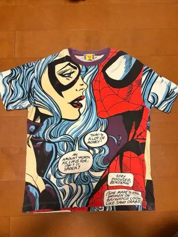 90s 스파이더맨 캣우먼 티셔츠