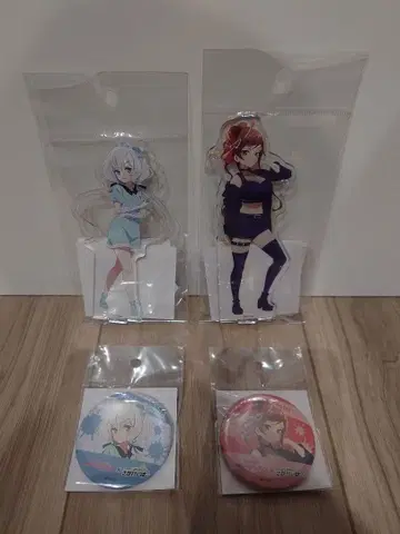 사가 경마장 콜라보 좀비랜드 사가 아크릴 스탠드 캔뱃지 클리어 파일