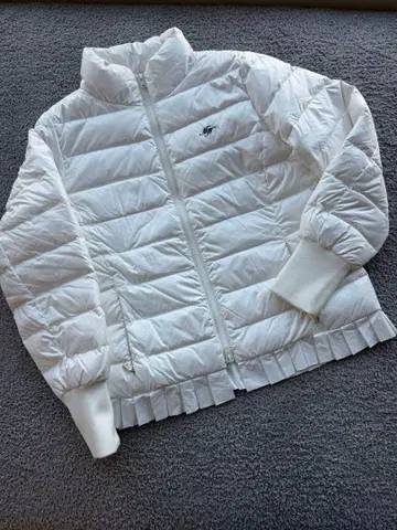 MU SPORTS MU스포츠 여성용 프릴 다운 자켓