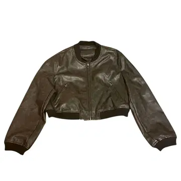 블랙 페이크 가죽 자켓 숏 기장 구제 의류 y2k 스트릿