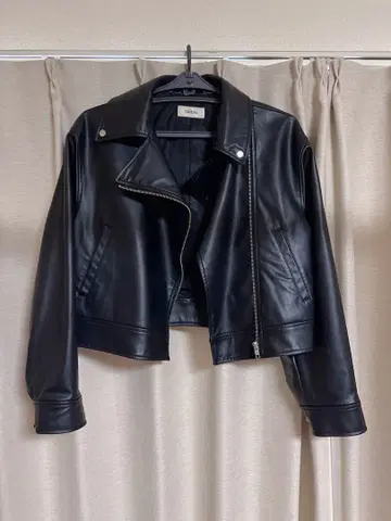 snidel 라이더 자켓 블랙