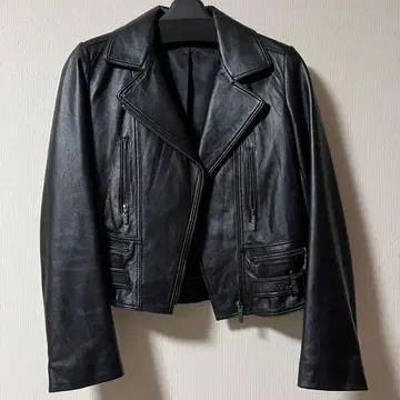 가죽 자켓 라이더 블랙 M 사이즈 ITALY