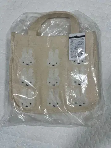 미피 miffy 딕 브루너 테이블 사가 자수 토트백