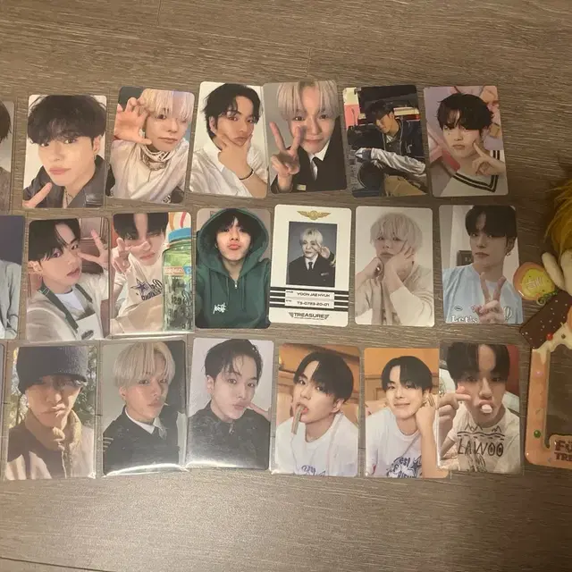 트레저 윤재혁 포카, 깨루 인형,카드홀더, 앨범 풀셋 일괄