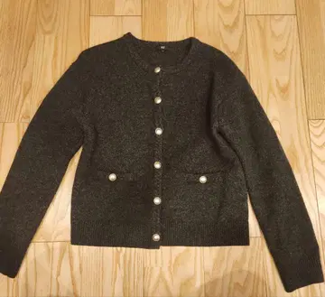 PLST 엑스트라 파인 메리노울 미들 게이지 가디건 L