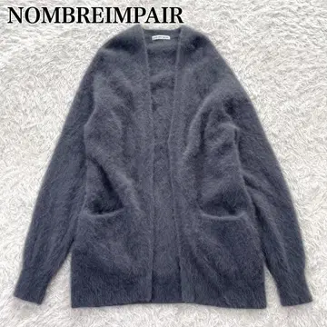 새상품급 NOMBRE IMPAIR 가디건 캐시미어 폭스 그레이