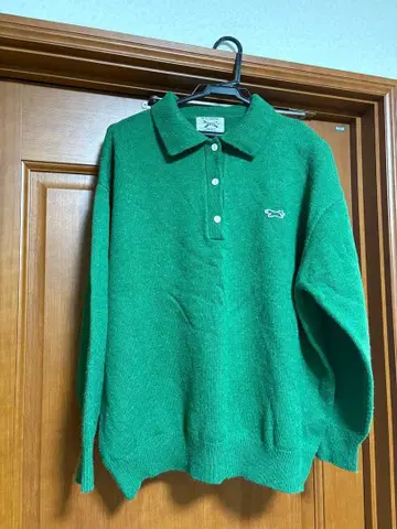 Towncraft The Fox Collection 그린 긴팔 피케 셔츠