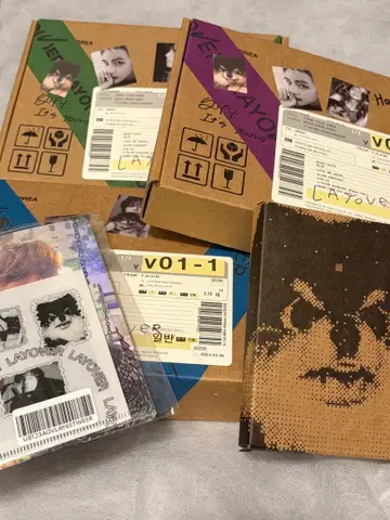 BTS V LAYOVER 4 세트 Weverse Albums ver