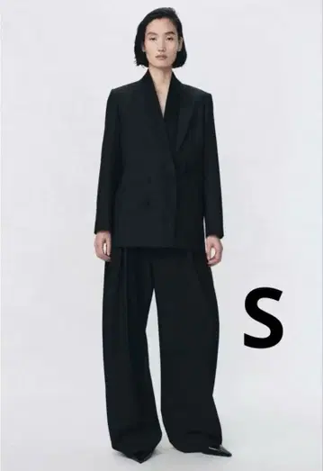 ZARA SOSHIOTSUKI 소시오츠키 울 다트 팬츠