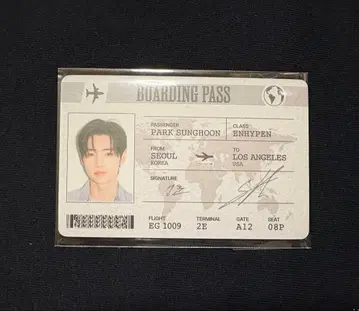 ENHYPEN 성훈 ID 카드 DICON 2025 부록 트레이딩 카드