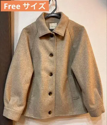 FREAK'S STORE 숏 블루종 베이지 계열 Free