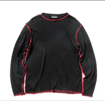 ODO MADE IN USA Sheer Knit Black Red
