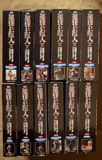 일부 미개봉 피규어 완비 진격의 거인 공식 피규어 컬렉션 전권 세트