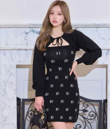 rady 앙상블 니트 원피스 블랙