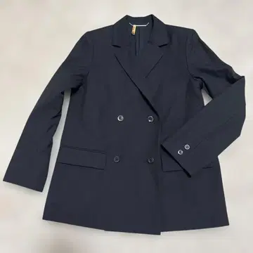 [컨디션 최상] 미라 오웬 더블 블레이저 컴팩트 자켓 블랙 1