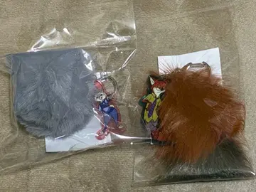 주토피아 생큐마트 꼬리 달린 아크릴 키링