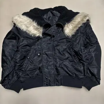 military type N2B flight jacket black