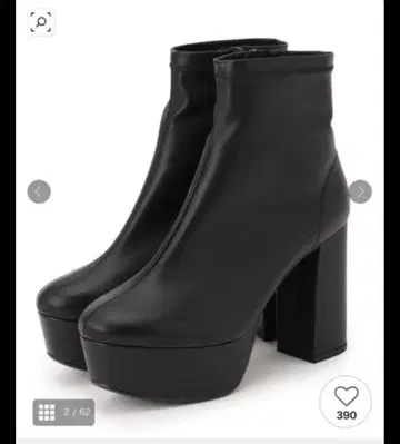 볼륨감 UP 통굽 블랙 부츠 (ESPERANZA)