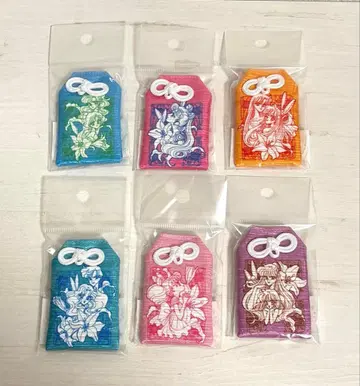 [미사용 새상품] 세일러문 스토어 오리지널 부적 컴프 세트 전 6종