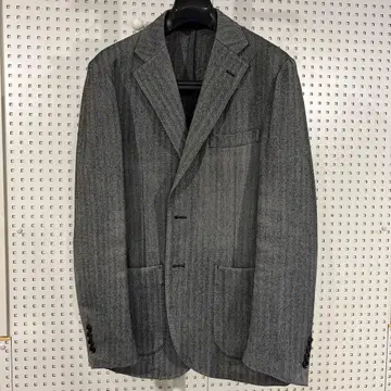 BEAMS HEART 헤링본 비즈니스 자켓 50