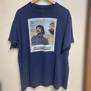 치치&총 치치&총 구제 의류 티셔츠 네이비 XXL