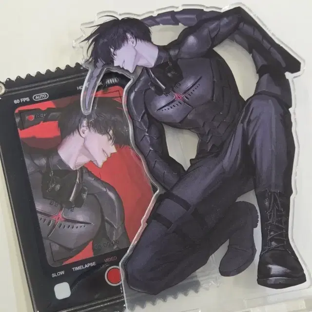 괴수8호 호시나 소우시로 아크릴 스탠드 포카 득도님 비공굿 양도