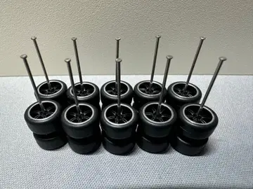 미니카용 1/64 타이어 휠 5대분