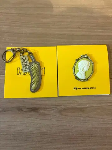 Mrs. GREEN APPLE 바벨 카메오 핀즈 키링