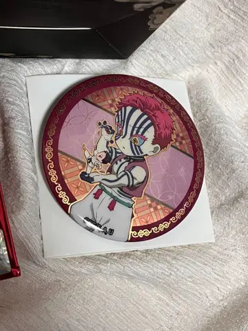 귀멸의 칼날 중국 한정 비유 캔뱃지 아카자