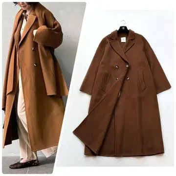 [프리미에 아롱디스망] 정가 6.5만 캐시미어 울 비버 체스터 코트