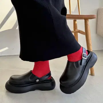 DISCOAT 크로그 사보 신발 블랙