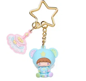 리틀트윈스타 별이 빛나는 밤의 엔젤 시크릿 키링 키키라라 포프