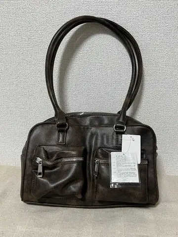 빈티지 브라운 숄더백 핸드백 시마무라 미사용 새상품