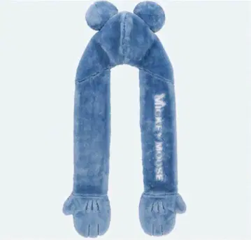 디즈니 팬캡 머플러 파랑 미키