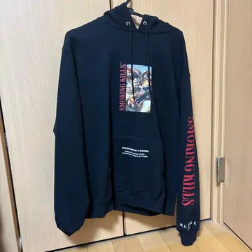 Champion fr2 콜라보 SMOKING KILLS 후드티 M 사이즈