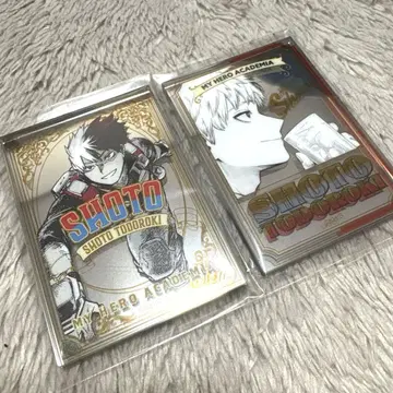 나의 히어로 아카데미아 히로아카 원화전 펍 미러풍 아크릴 스티커