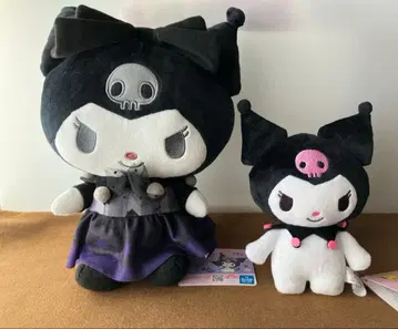 [ 기간 한정 가격!! ] 산리오 쿠로미 봉제 인형 & 가마구치 파우치