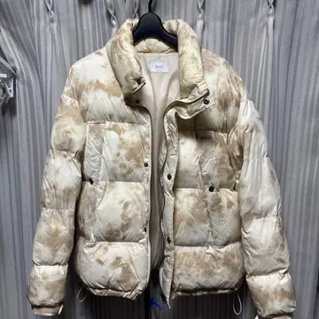 BLESSU 타이다이 패턴 다운 자켓