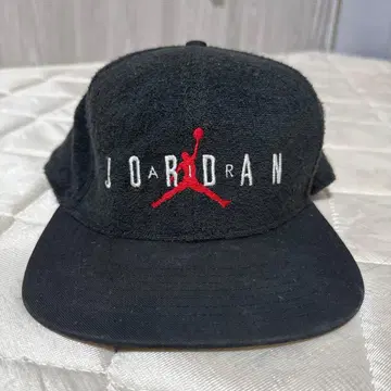 NIKE JORDAN BRAND 블랙 스냅백 타월 원단 캡