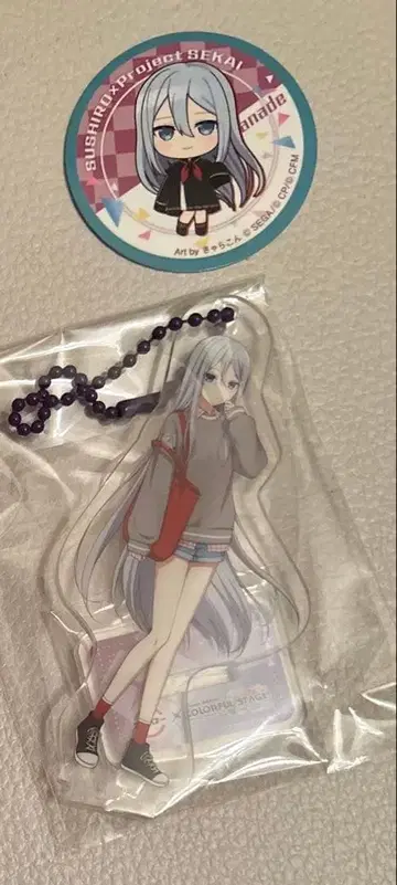 프로세카 스시로 콜라보 요이미자키 카나데 아크릴 키링 피크 세트