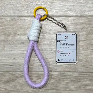 NiziU 스트랩 키링 트리즈 Threads 한정품 콜라보